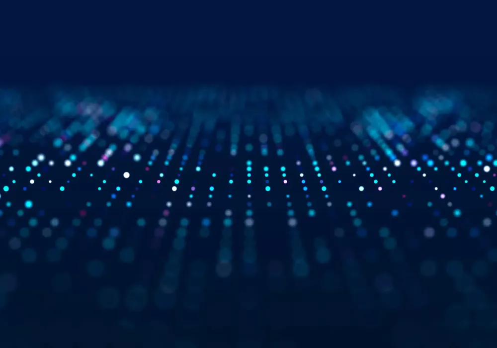 Wave of musical sounds abstract background