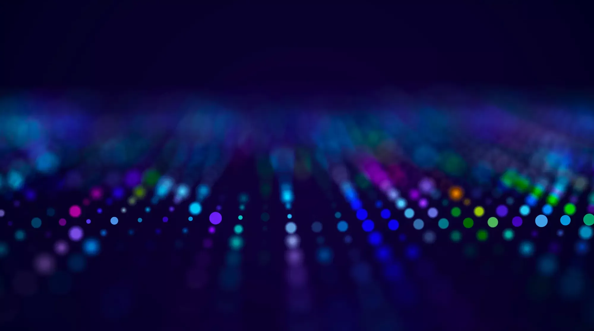 3D abstract rendering of musical sound waves 