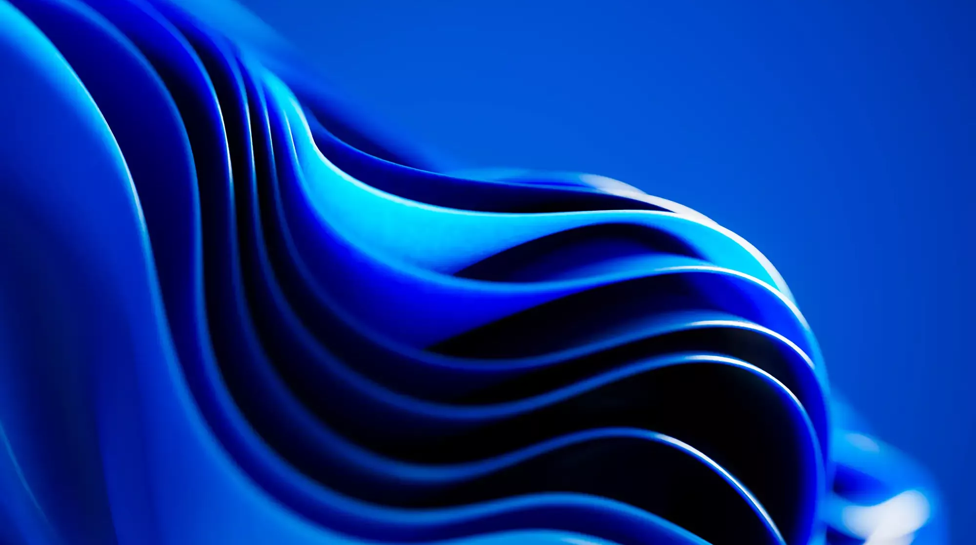 Abstract wave blue background